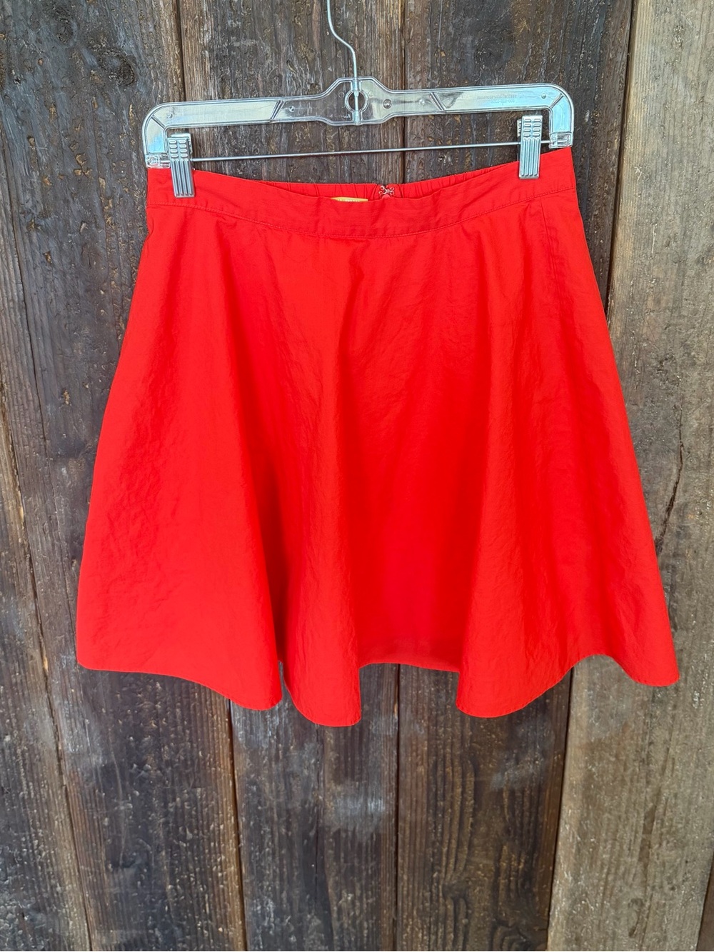 Women’s Gianni Bini Red A-Line Skirt 100% Cotton